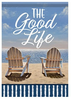 The Good Life Foil Garden Flag                  CR7-50728