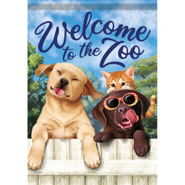 The Pet's Zoo Garden Flag                  CR6-53008