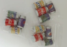 Tiny Pop Cans 1"  Set of 4