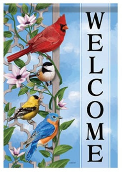 Trellis Songbirds Garden Flag                  CR6-50767
