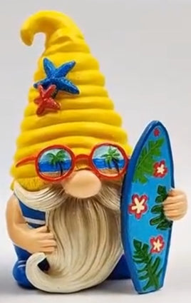 Tropical Beach Surfer Boy Gnome     OR061025B