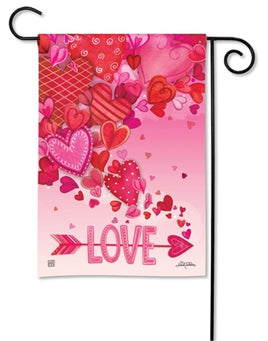 Valentine Showers Garden Flag                    SD-33083