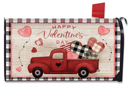 Valentine's Love Pickup OS Mailbox Cover       OSMC8-9575