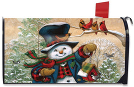 Winter Friends Mailbox Cover       MC6-0021