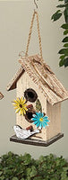 Colorful Wooden Birdhouses with Flowers GR105740