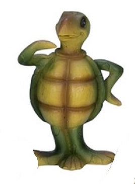 comical resin turtle figures    8-3230-02 2) 89-3230-sd  standing turtle
