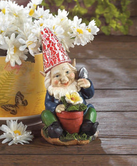 solar gardening gnome         sg-1016216