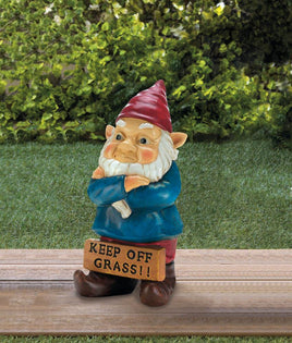 keep off the grass grumpy gnome                 10018337