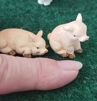 mini pigs set of 3  figurines                  1613-223