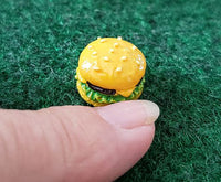 tiny hamburgers set of 4                         hamburger