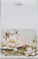 dragonfiles/waterlilies personalized notes  f-4