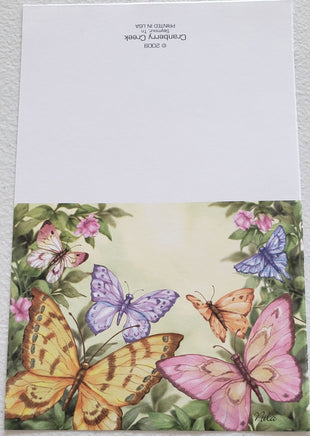 butterfilies personalized notes                    n-15 butterflies