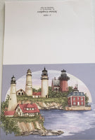 new england lighthoues personalized notes l-2