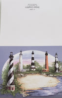 n. carolina lighthouses personalized notes  l-1