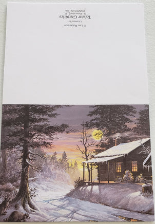 winter cabin personalized notes                     lr-17