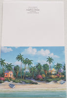houses & palms personalized notes         sv-9