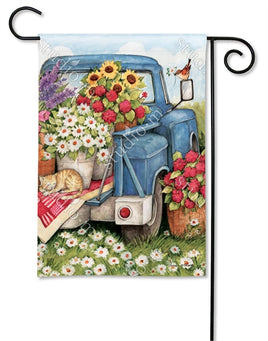 flower pickin time garden flag                          sd-31668