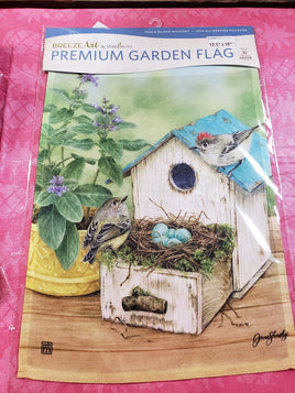 birdhouse nest garden flag        sd-31848