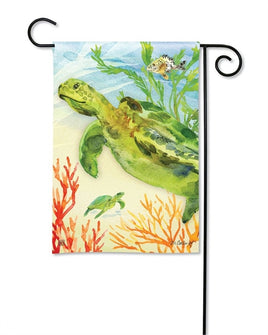sea turtle green garden flag                     sd-31934