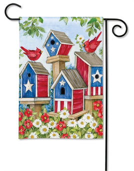 all american birdhouses garden flag       sd-32171