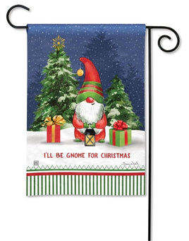 gnome for christmas garden flag          sd-33027