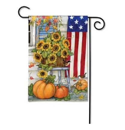 fall porch garden flag   sd-33033