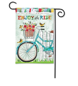 enjoy the ride garden flag    sd-33074