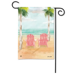 beach time garden flag    sd-33127