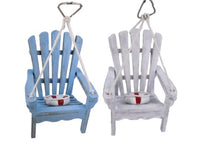 beach chair ornament- blue      cb0671683b