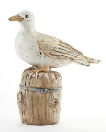 sea gull on post 9" figurine           dl114317-0