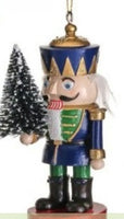austrian nutcracker holiday ornaments    rg0763556 3) rg0763556-b   blue with tree and crown hat.