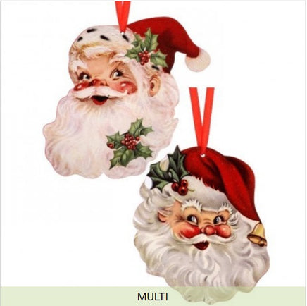santa face holiday ornaments      rg0259905