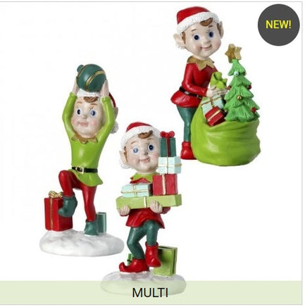 elves with toys and gifts figurines    rg1168414