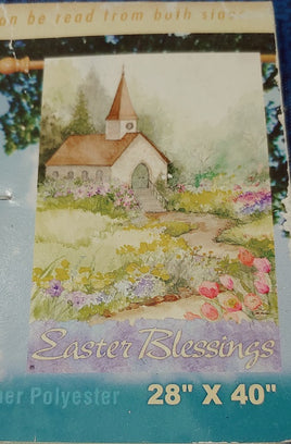 easter blessings standard flag  28" x 40"                bb-92409