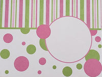 stripes & dots  personalized notes                  b-3