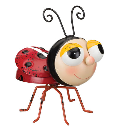 mini buggy metal decor - ladybug      ra0512647