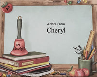teacher personalized notes               c-8