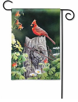 Cardinal Song Garden Flag                    SD-32236