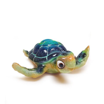 cartoon blue resin turtle 4"   h5255-3b