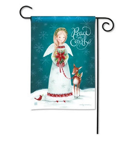 christmas angel garden flag                    sd-33184