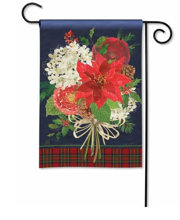 christmas bouquet garden flag                    sd-36906
