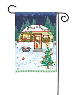 christmas camper garden flag                  sd-31919
