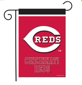 cincinnati reds team garden flag      gf5-0112
