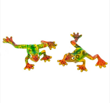 colorful patterned frog     ww-1726-a