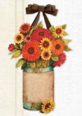 fall mason jar door decor                              dd0112