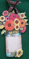 fall mason jar door decor                              dd0112