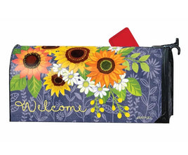 denim garden flowers mailwrap        sd-03203
