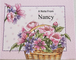 flower basket personalized notes            f-5