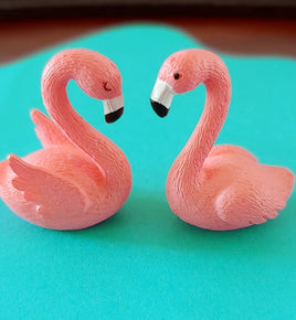 mini flamingos set of 2