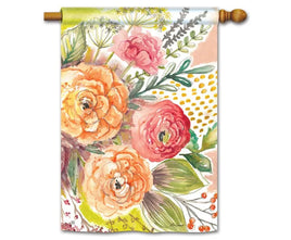 fresh flowers standard flag                  sd-91832